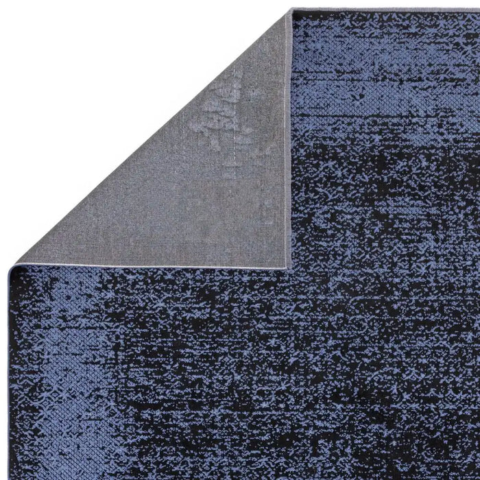 Asiatic elodie indigo black Blue, Black Living Room  Rug.