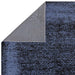 Asiatic elodie indigo black Blue, Black Living Room  Rug.