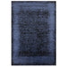 Asiatic elodie indigo black Blue, Black Living Room  Rug.
