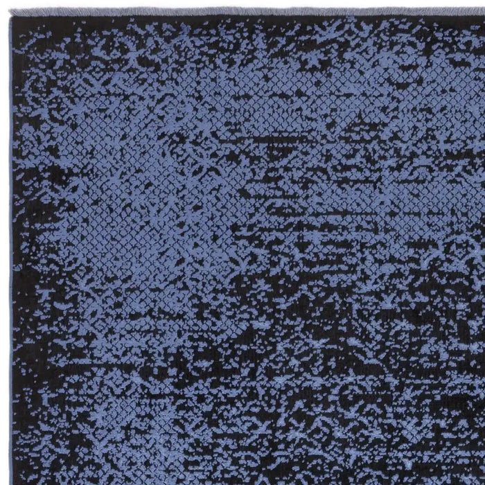 Asiatic elodie indigo black Blue, Black Living Room  Rug.