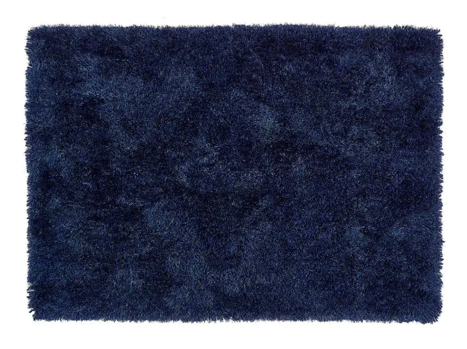 Origins chicago indigo Blue Living Room Shaggy Rug.