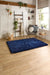 Origins chicago indigo Blue Living Room Shaggy Rug.