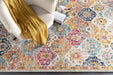 Surya hap ines 1018 multicolored Multicoloured Living Room Moroccan Rug.