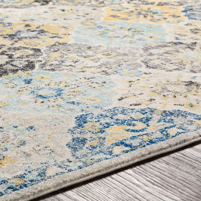 Surya hap ines 1072 multicolored Multicoloured Living Room Moroccan Rug.