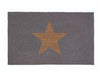 My Mats printed coir inverse star Grey Outdoor  Natural Fibre Rug.