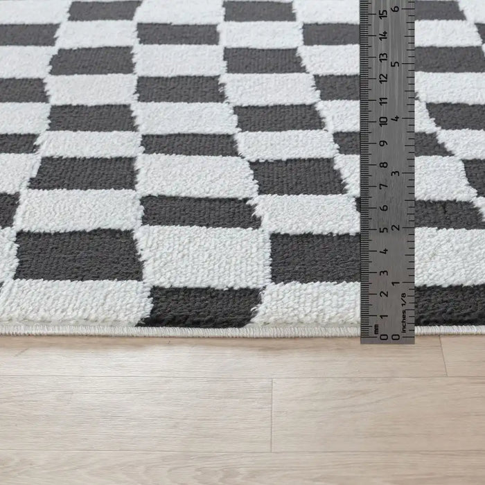 Surya feu irina 2302 black Black, Cream Living Room  Rug.