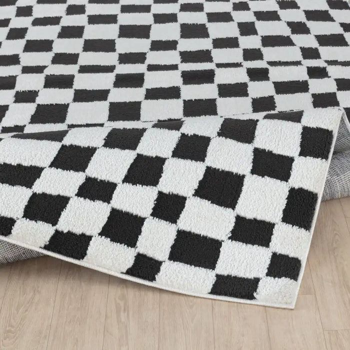 Surya feu irina 2302 black Black, Cream Living Room  Rug.