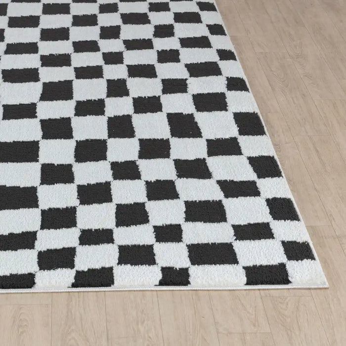 Surya feu irina 2302 black Black, Cream Living Room  Rug.