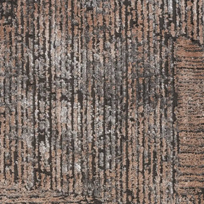 Calvin Klein ck024 irradiant irr01 black ivory Grey, Black, Ivory Living Room Geometric Rug.