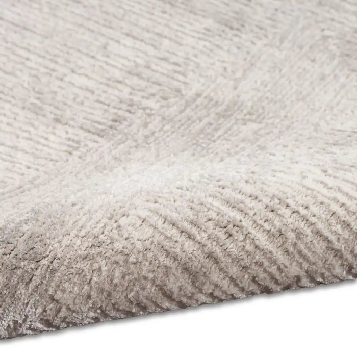 Calvin Klein ck024 irradiant irr01 silver Grey Living Room Geometric Rug.