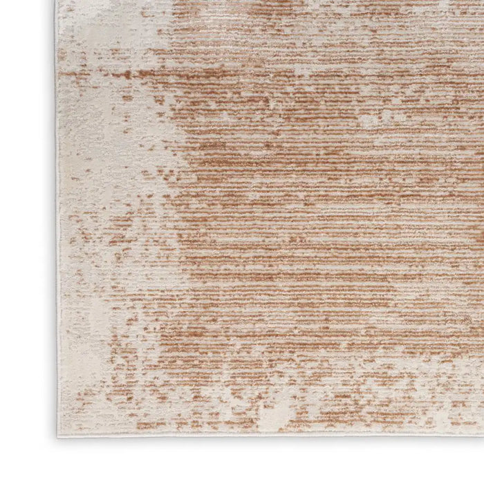 Calvin Klein ck024 irradiant irr03 rose gold Yellow, Orange Living Room Geometric Rug.