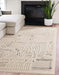 Asiatic valley ivory charcoal route Grey, Ivory Living Room Geometric Rug.