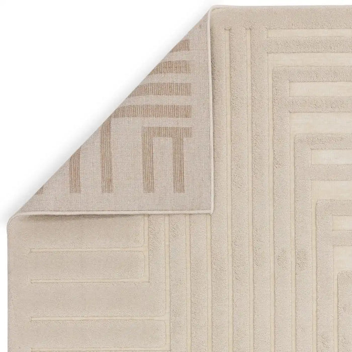 Asiatic valley ivory connection Ivory Living Room Geometric Rug.