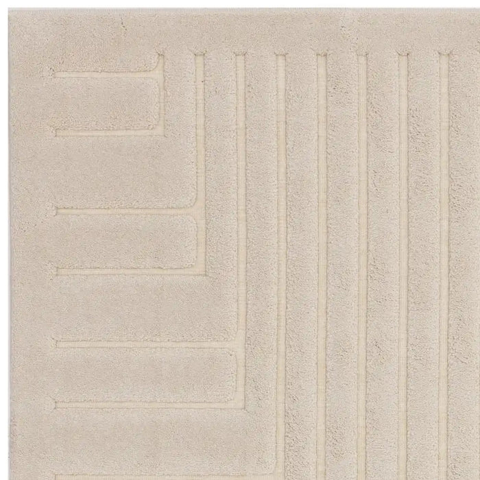 Asiatic valley ivory connection Ivory Living Room Geometric Rug.