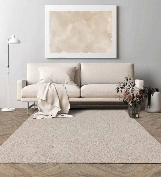 Asiatic boden washable ivory Ivory Living Room Geometric Rug.