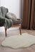 Homemaker luxury faux fur ivory Ivory Living Room Shaggy Rug.