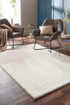 Origins washable faux fur ivory Ivory Living Room Shaggy Rug.