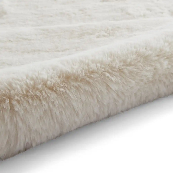 Think Rugs super teddy sheepskin ivory Ivory Living Room Shaggy Rug.
