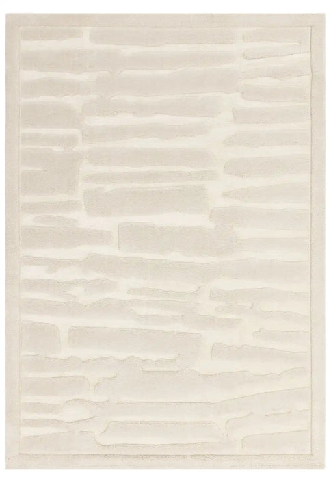Asiatic valley ivory path Ivory Living Room Geometric Rug.