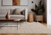 Asiatic valley ivory path Ivory Living Room Geometric Rug.