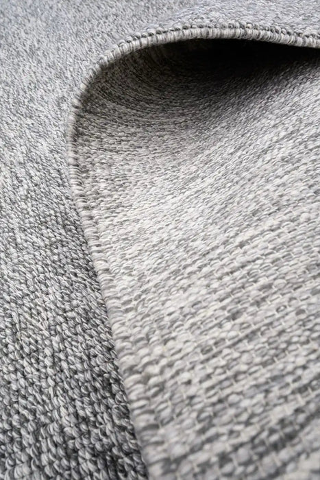 Woven Edge dreamweaver jack frost grey Grey Living Room  Rug.