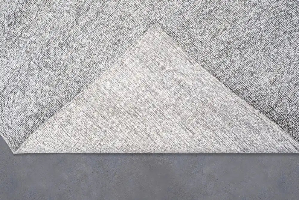 Woven Edge dreamweaver jack frost grey Grey Living Room  Rug.