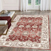 Likewise Matting silk road washable jasru Red Living Room Washable Rug.