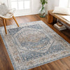 Surya lll jennifer 2323 blue Blue Living Room Geometric Rug.