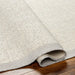 Surya rvl jody 2380 grey Grey Living Room Flat Weave Rug.
