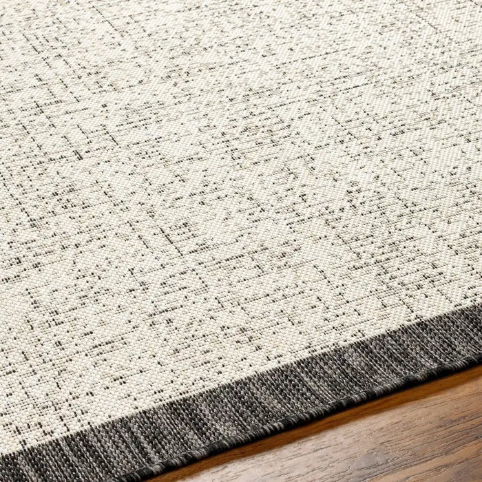 Surya rvl jody 2381 grey Grey Living Room Flat Weave Rug.