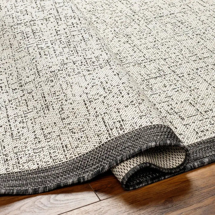 Surya rvl jody 2381 grey Grey Living Room Flat Weave Rug.