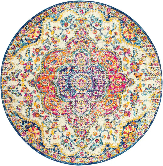 Surya elz julia 2335 multicolored Multicoloured Living Room Geometric Rug.