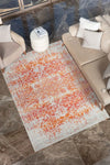 Surya hap juliette 1019 orange Multicoloured, Orange Living Room Moroccan Rug.