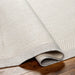 Surya rvl kacey 2390 grey Grey Living Room Flat Weave Rug.