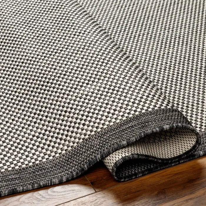 Surya rvl kacey 2391 grey Grey Living Room Flat Weave Rug.