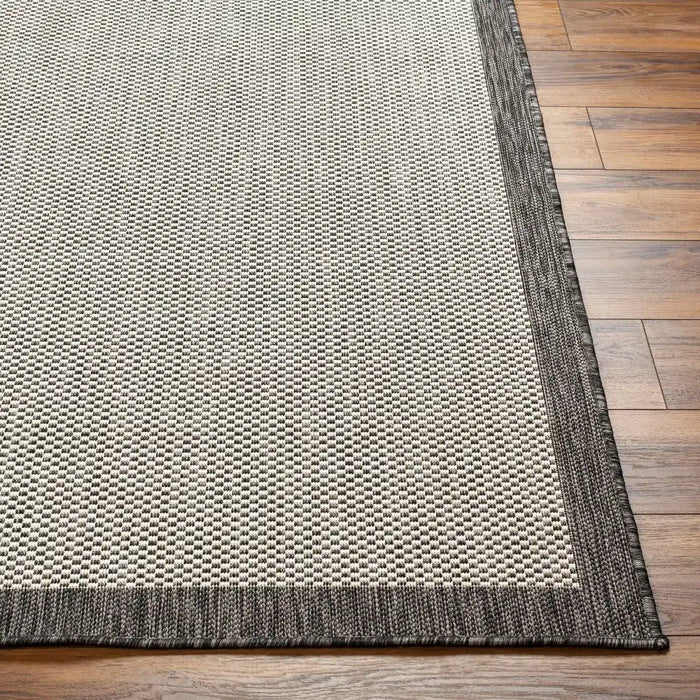 Surya rvl kacey 2391 grey Grey Living Room Flat Weave Rug.