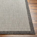 Surya rvl kacey 2391 grey Grey Living Room Flat Weave Rug.