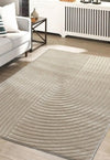 Homemaker malmo indoor outdoor knot natural Beige Living Room Geometric Rug.