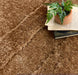 Origins frame latte Brown Living Room Geometric Rug.