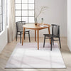 Calvin Klein ck031 launder ldr01 ivory Ivory Living Room Flat Weave Rug.