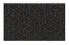 Turtle Mat dune sculpted scraper leaves grey Grey Outdoor  Geometric Rug.