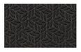 Turtle Mat dune sculpted scraper leaves grey Grey Outdoor  Geometric Rug.