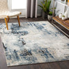 Surya jlo lena 2300 blue Blue Living Room  Rug.