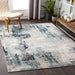Surya jlo lena 2300 blue Blue Living Room  Rug.