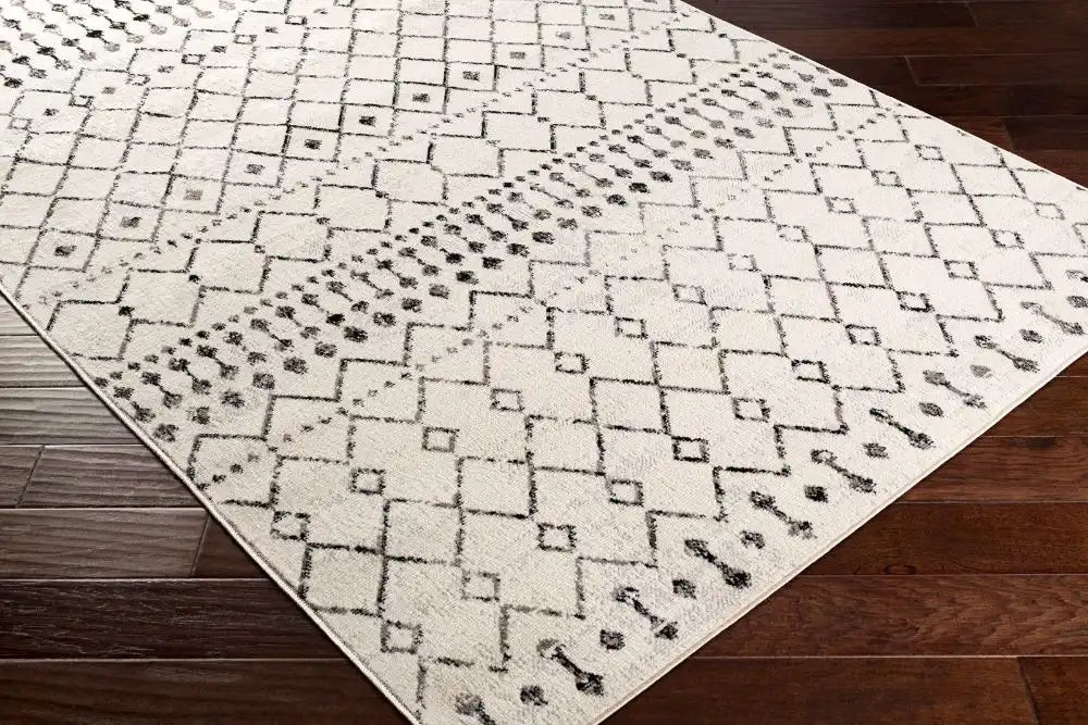 Surya pss leonor 2300 grey Cream Living Room  Rug.