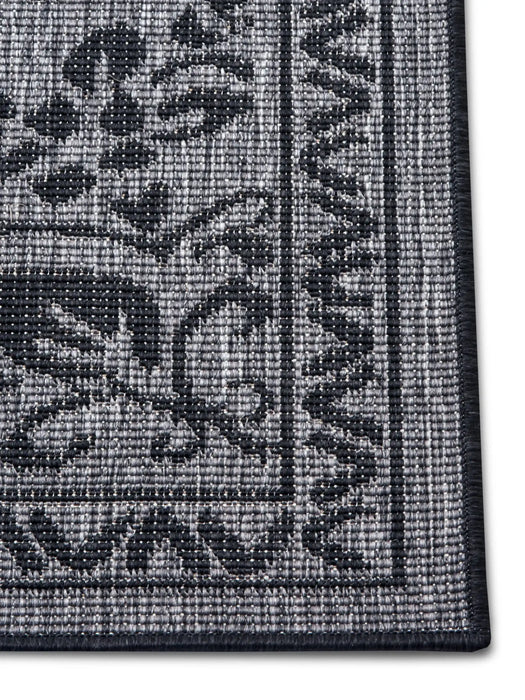 NorthRugs twin supreme leyte night silver Grey Living Room Striped Rug.