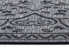 NorthRugs twin supreme leyte night silver Grey Living Room Striped Rug.