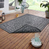 NorthRugs twin supreme leyte night silver Grey Living Room Striped Rug.
