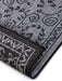 NorthRugs twin supreme leyte night silver Grey Living Room Striped Rug.