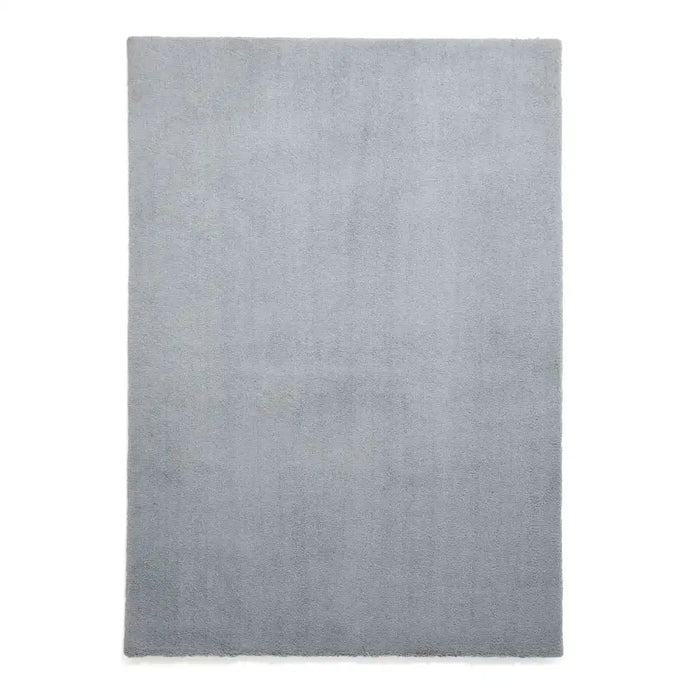 Think Rugs kara washable light blue Blue Living Room Shaggy Rug.